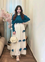 Trendy V-neck design • Unique bow detailing • Modest & elegant look • Comfortable fitting