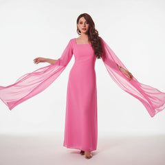 Long sleeves maxi